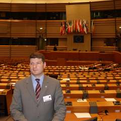 Wizyta w parlamencie europejskim w Brukseli.